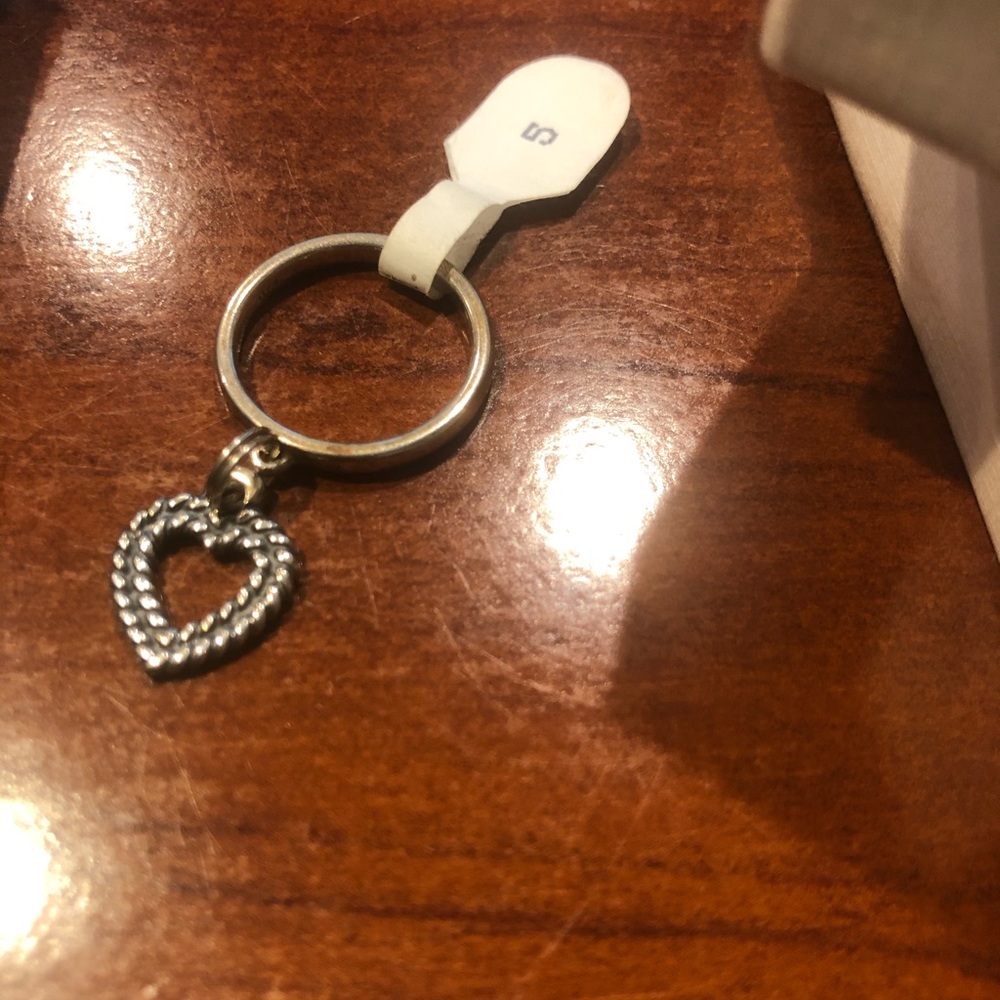 James Avery Sterling Silver Heart Charm Ring